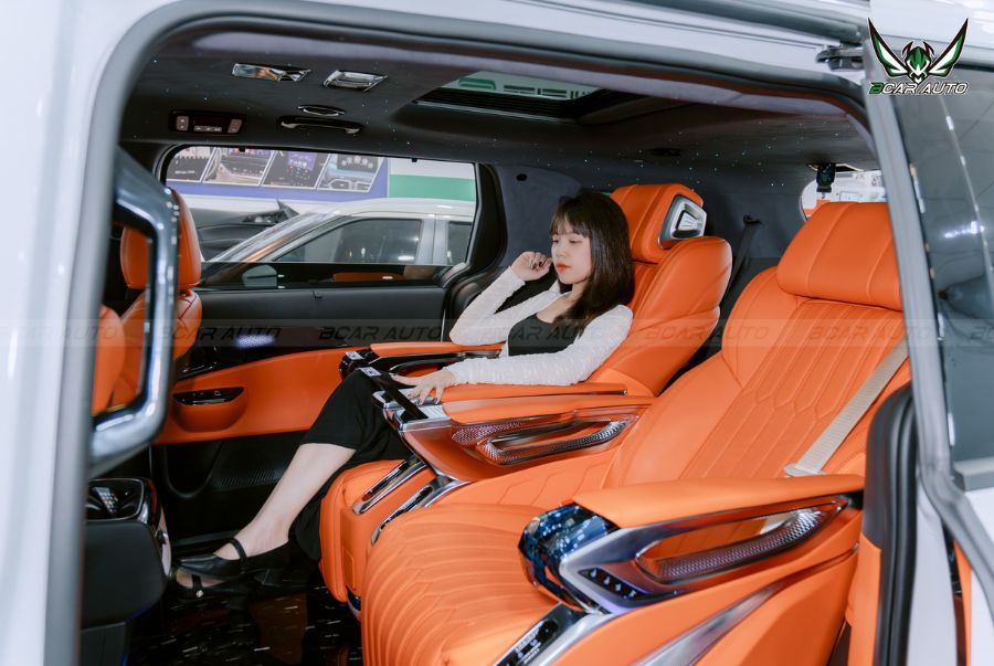 Nội thất limousine với tiện nghi hiện đại và sang trọng