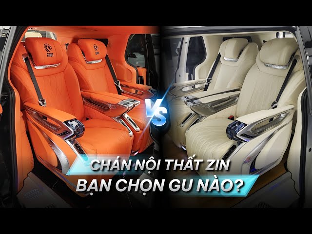 Nội thất xe limousine hiện đại với hệ thống cách âm tốt