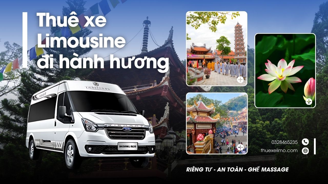 thuê xe limousine đi hành hương